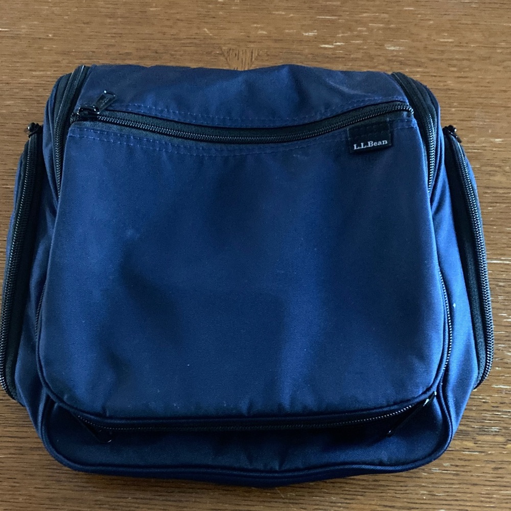 L.L. Bean Dark Blue Toiletry Bag